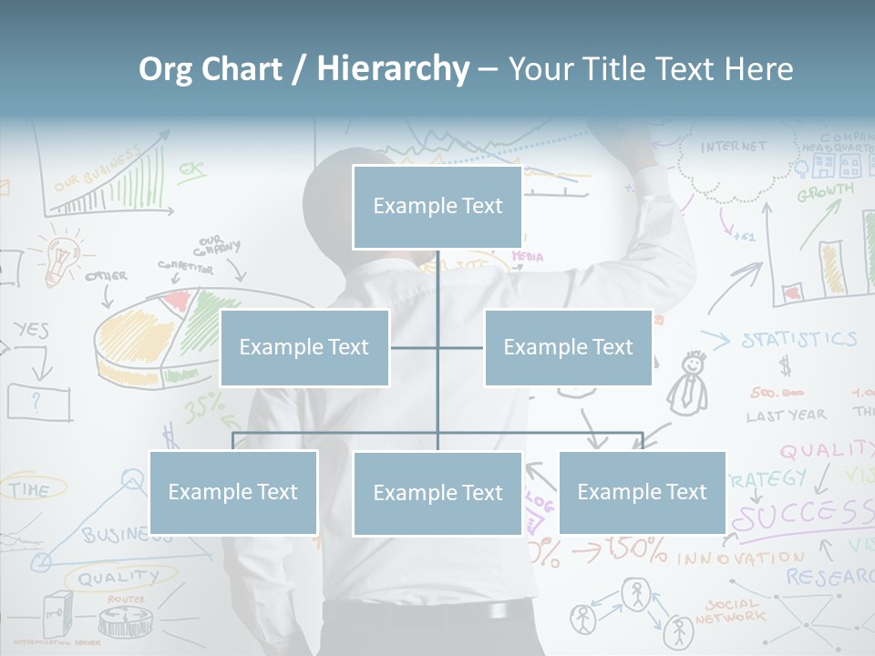 Search White Statistics PowerPoint Template