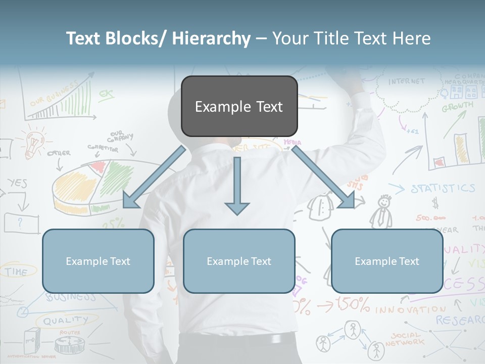 Search White Statistics PowerPoint Template