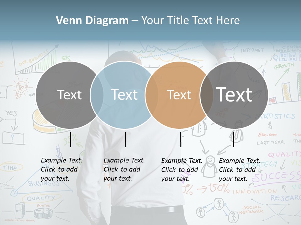 Search White Statistics PowerPoint Template
