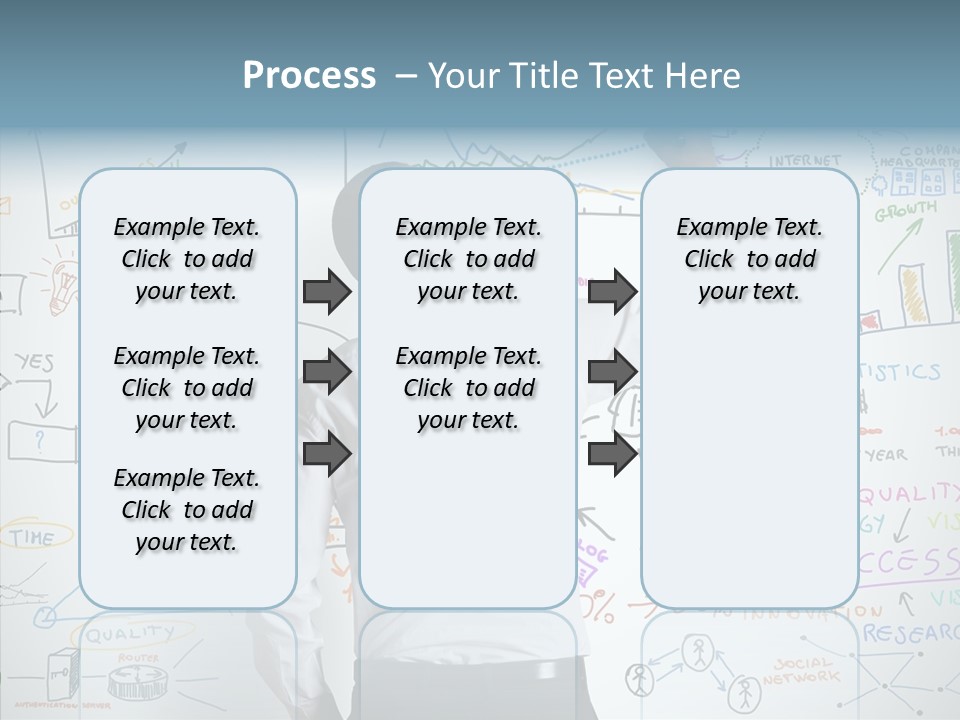 Search White Statistics PowerPoint Template