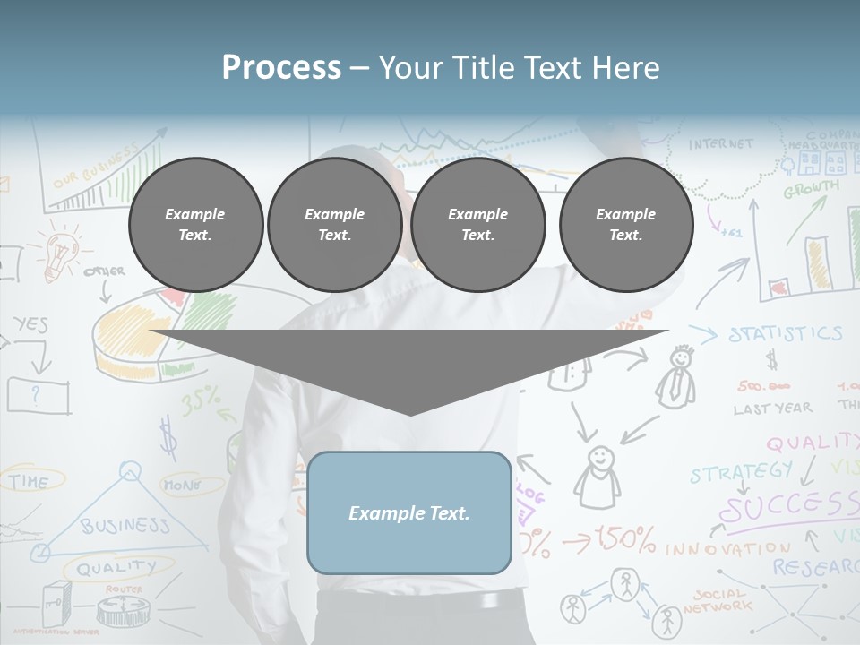 Search White Statistics PowerPoint Template