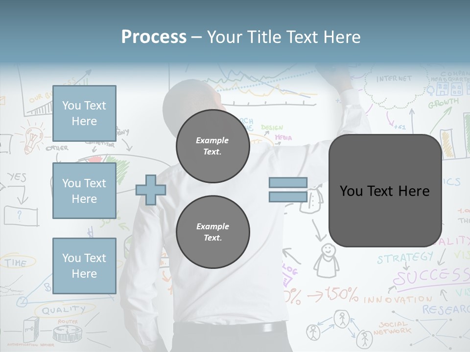 Search White Statistics PowerPoint Template