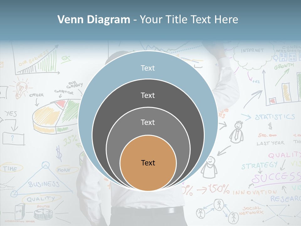 Search White Statistics PowerPoint Template