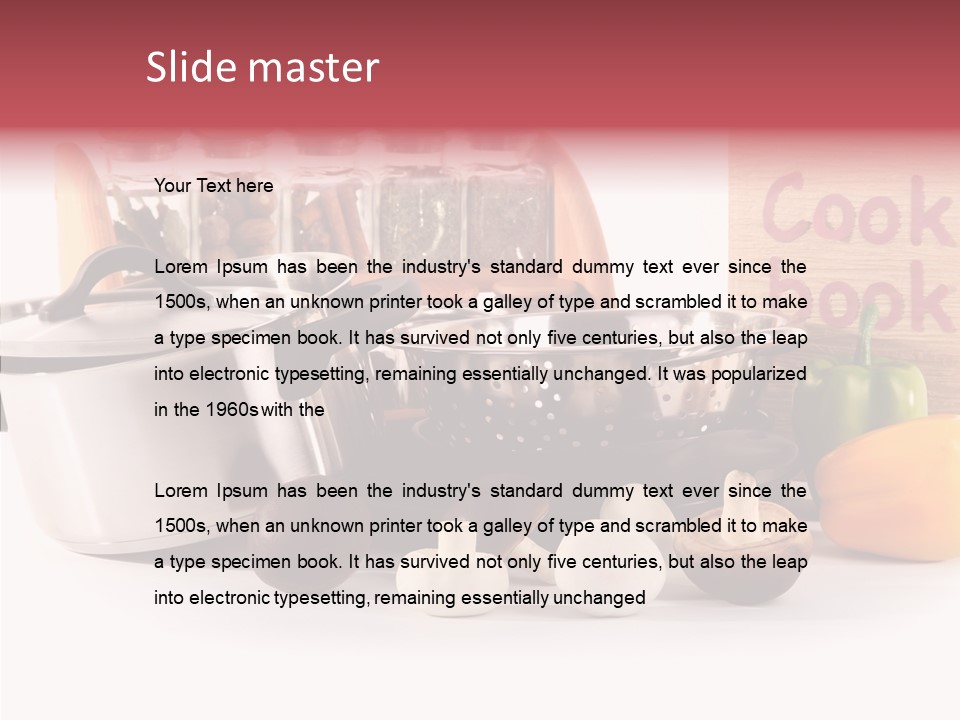 Food Culinary Mushroom PowerPoint Template