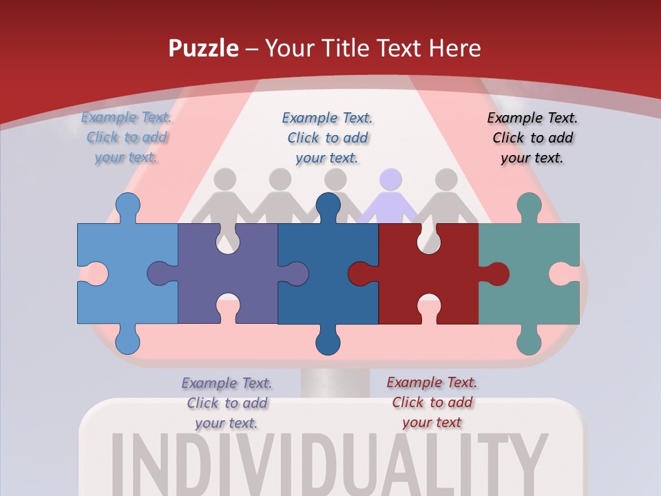 Word Signpost Concept PowerPoint Template