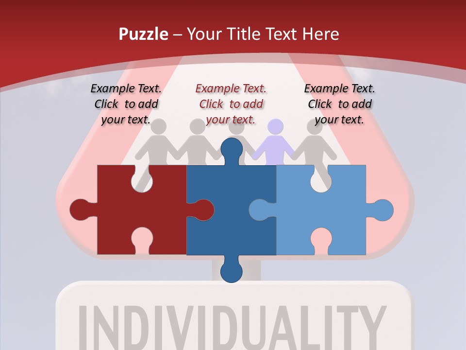 Word Signpost Concept PowerPoint Template