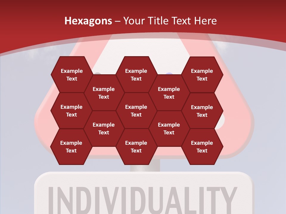Word Signpost Concept PowerPoint Template