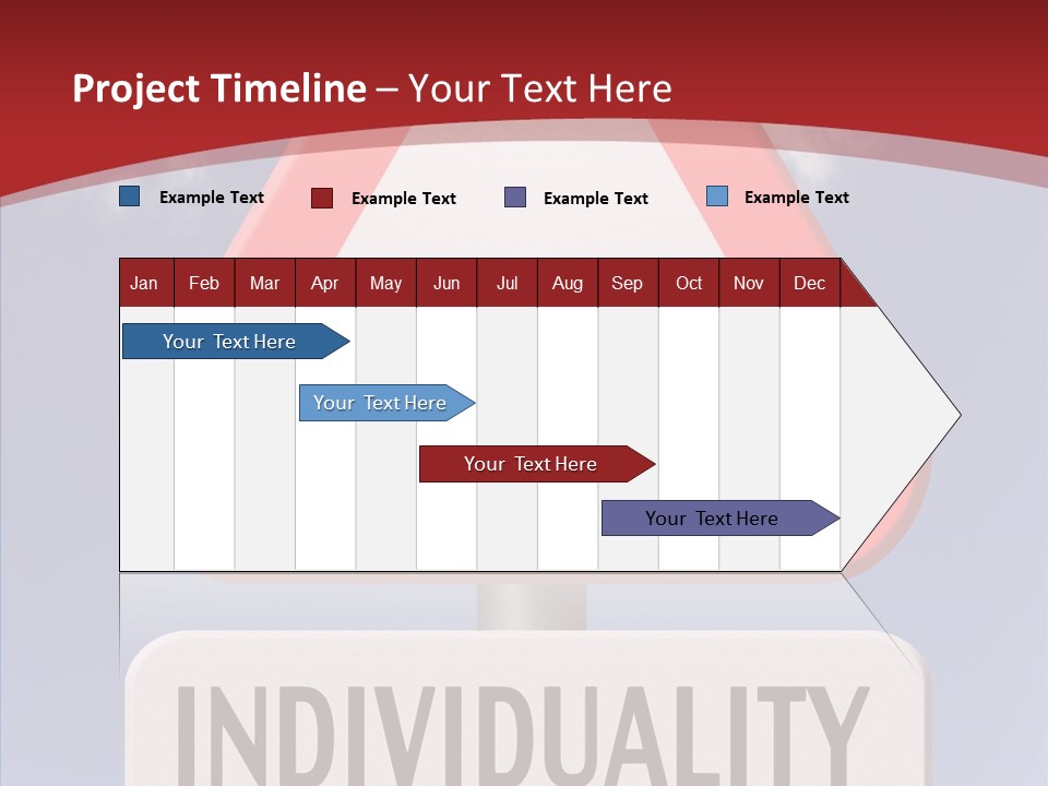 Word Signpost Concept PowerPoint Template