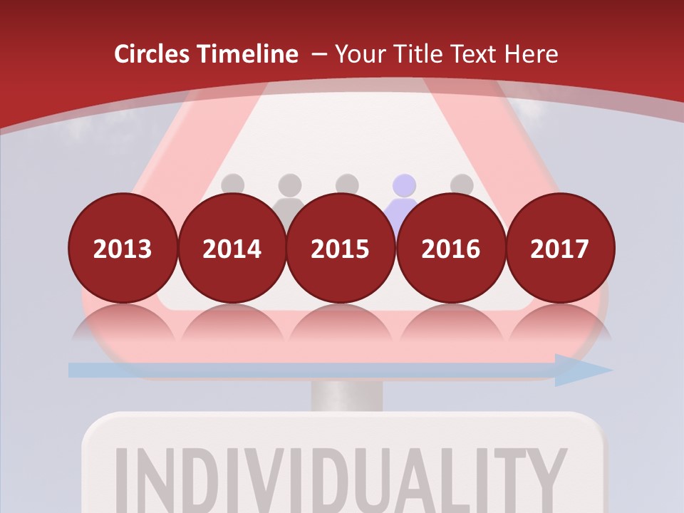 Word Signpost Concept PowerPoint Template