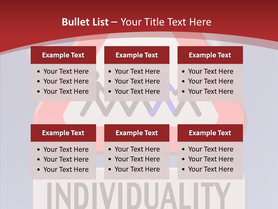 Word Signpost Concept PowerPoint Template