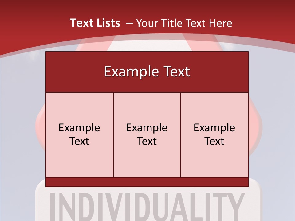 Word Signpost Concept PowerPoint Template