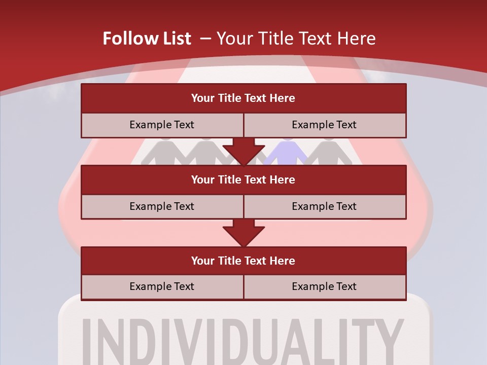 Word Signpost Concept PowerPoint Template