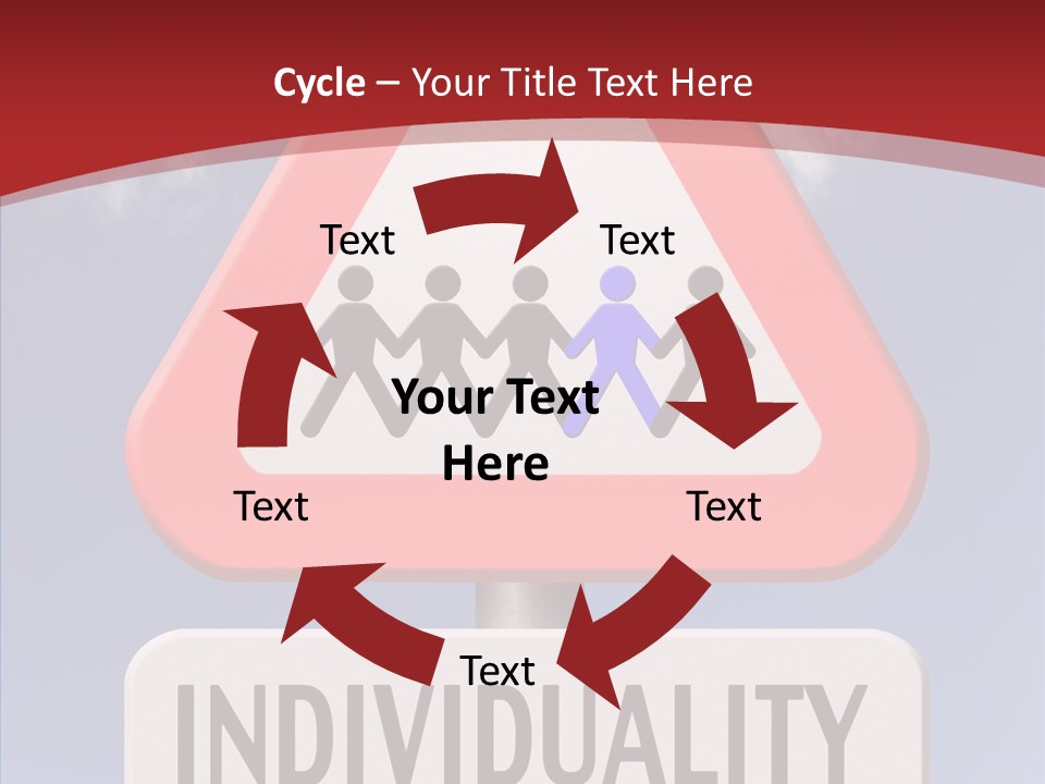 Word Signpost Concept PowerPoint Template