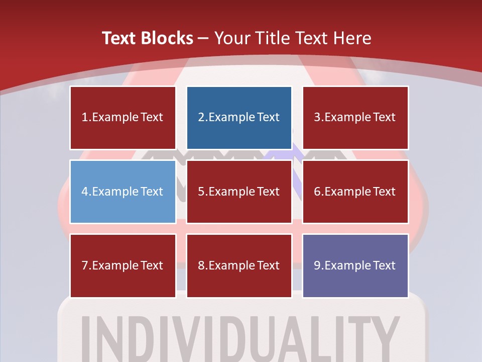 Word Signpost Concept PowerPoint Template