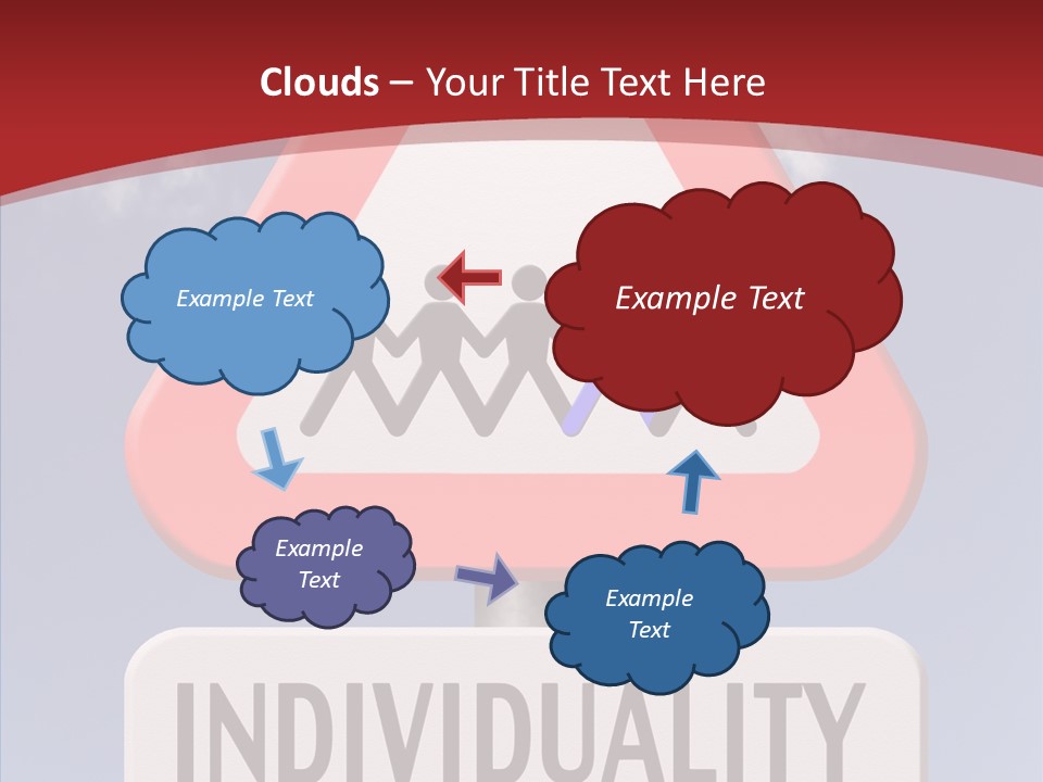 Word Signpost Concept PowerPoint Template