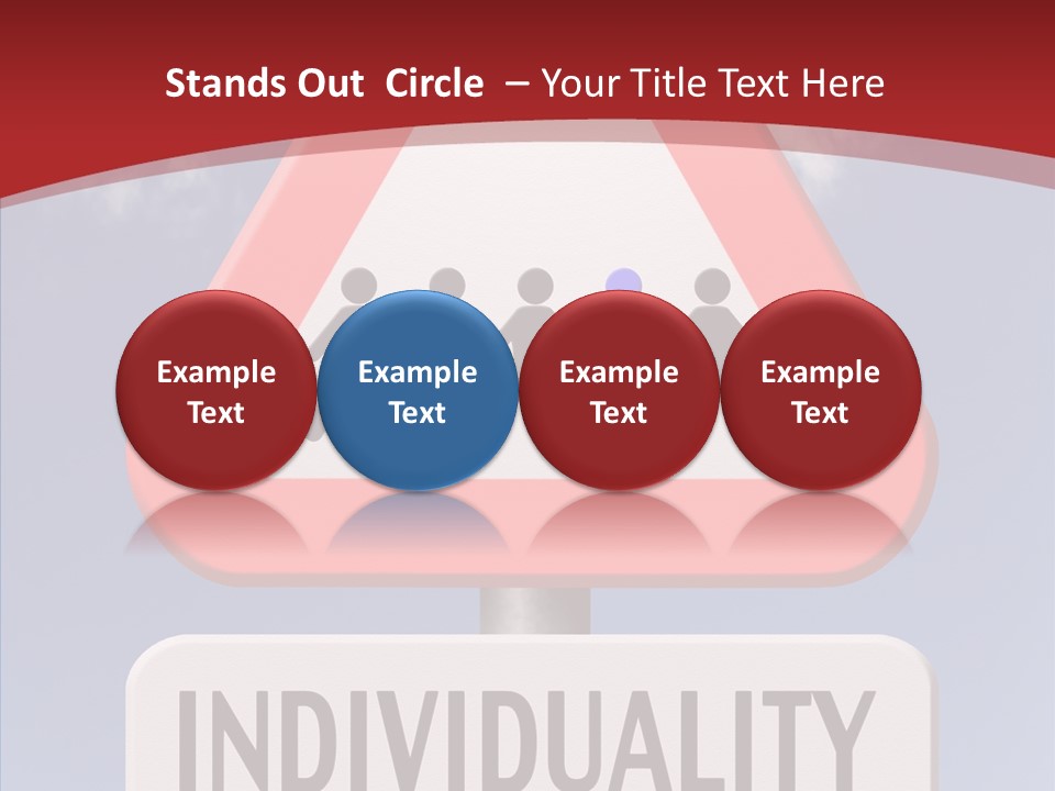 Word Signpost Concept PowerPoint Template