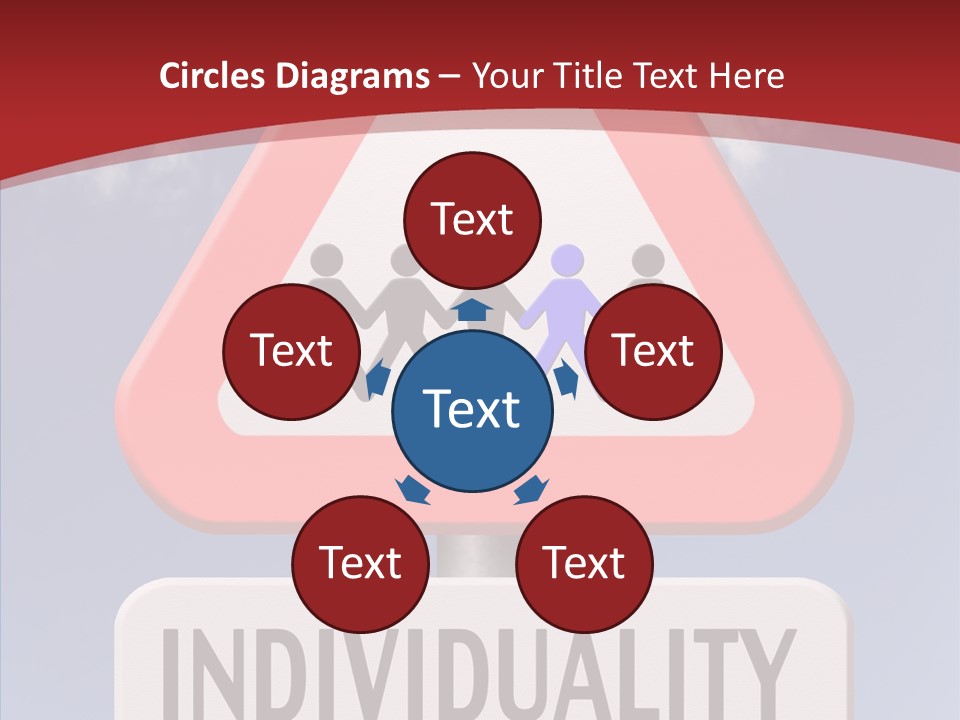 Word Signpost Concept PowerPoint Template