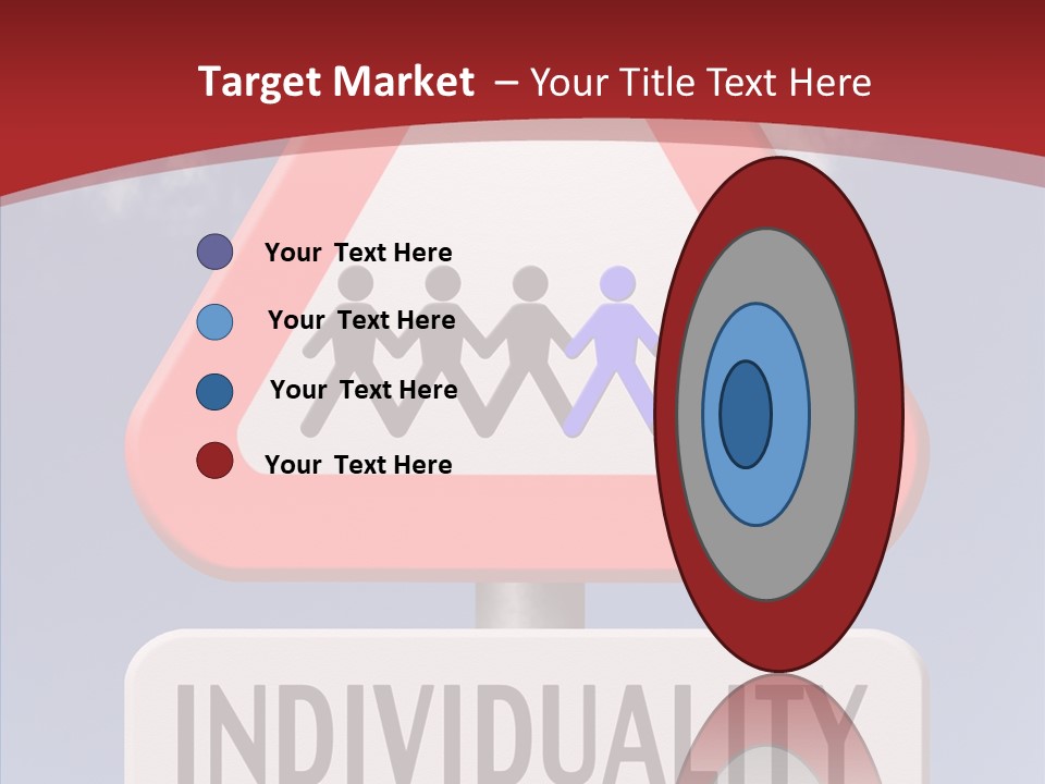 Word Signpost Concept PowerPoint Template