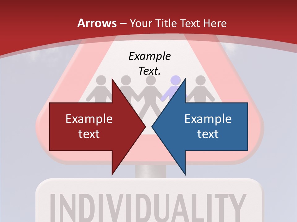 Word Signpost Concept PowerPoint Template