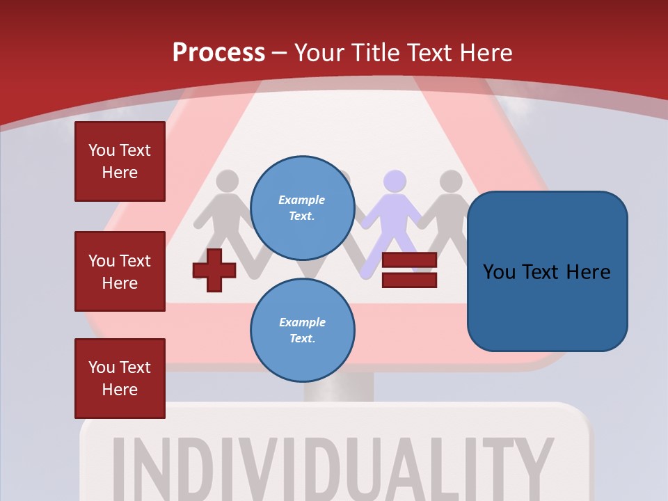 Word Signpost Concept PowerPoint Template