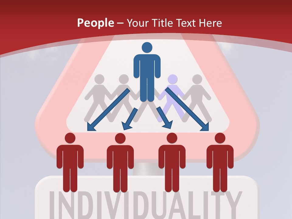 Word Signpost Concept PowerPoint Template