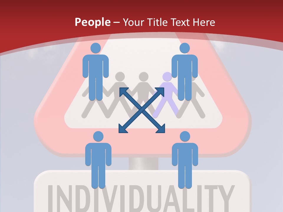 Word Signpost Concept PowerPoint Template