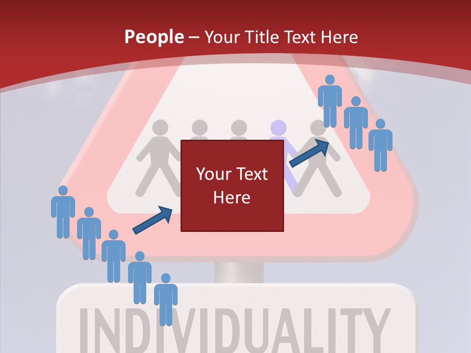Word Signpost Concept PowerPoint Template