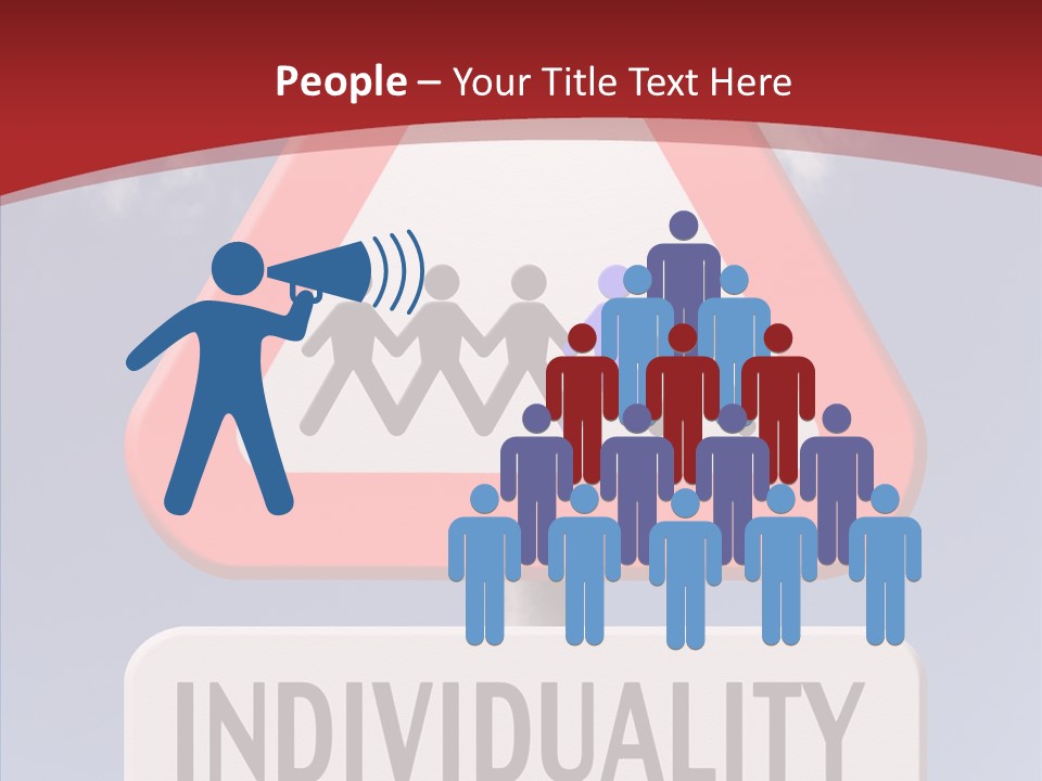 Word Signpost Concept PowerPoint Template