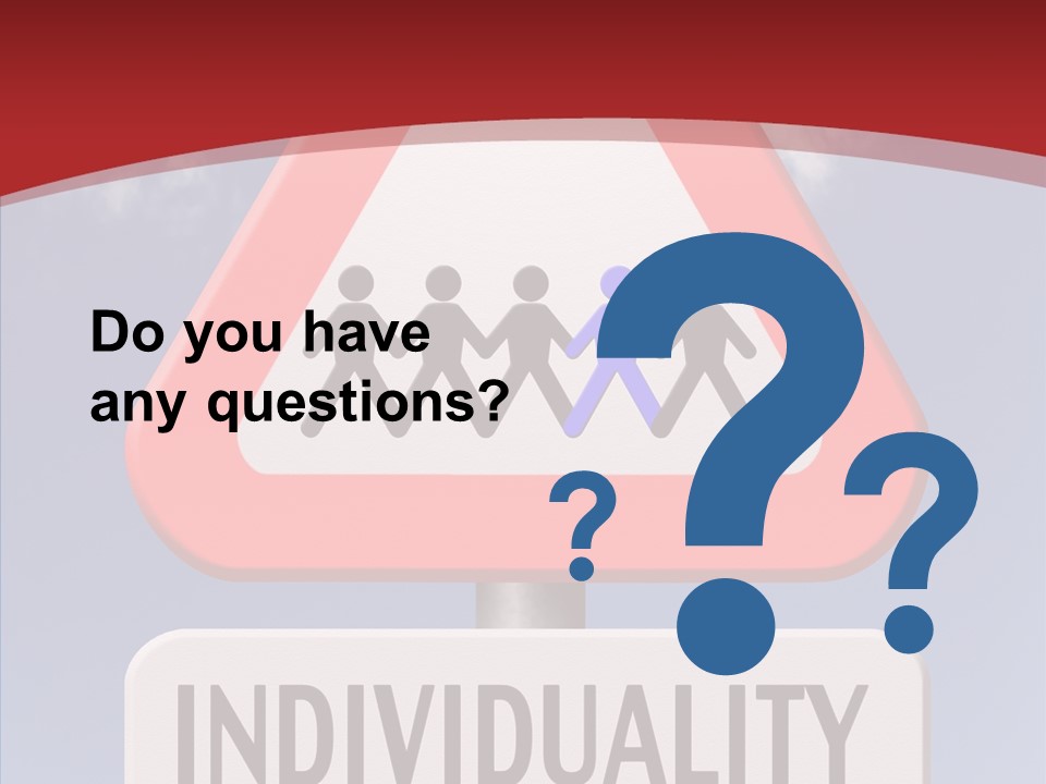 Word Signpost Concept PowerPoint Template