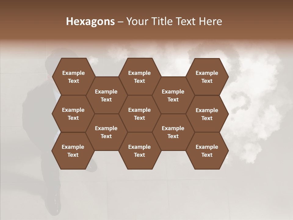 Businessman Height Decide PowerPoint Template