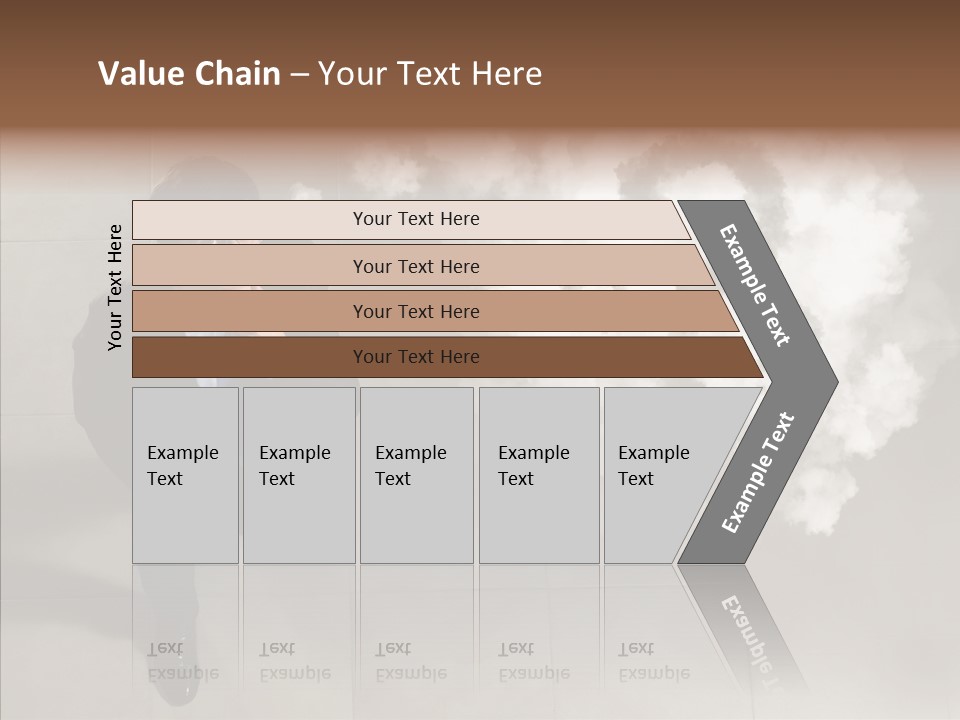 Businessman Height Decide PowerPoint Template