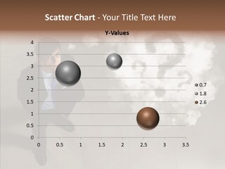 Businessman Height Decide PowerPoint Template