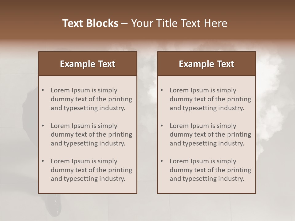 Businessman Height Decide PowerPoint Template
