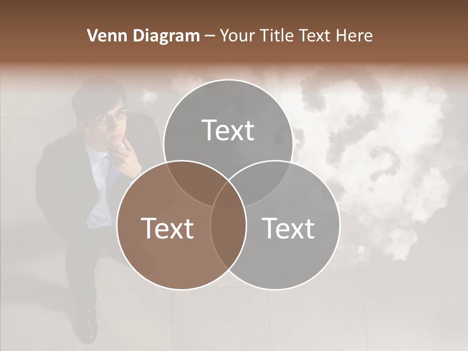 Businessman Height Decide PowerPoint Template