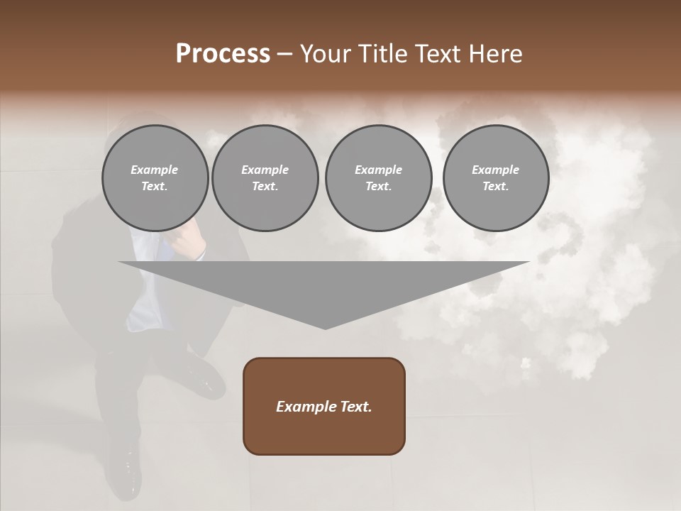 Businessman Height Decide PowerPoint Template