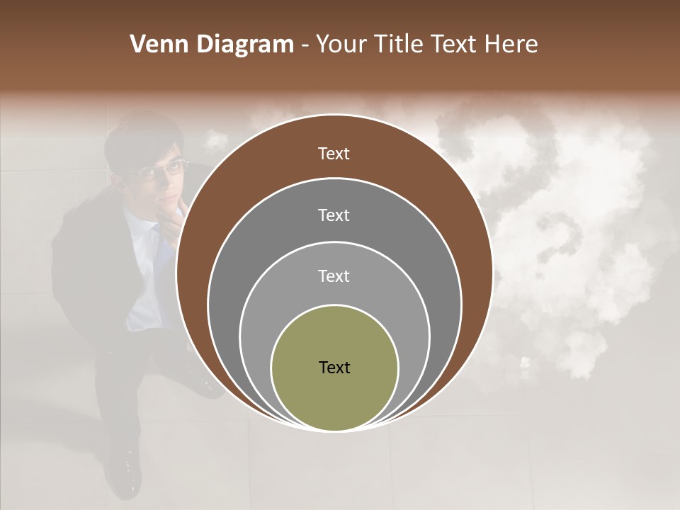 Businessman Height Decide PowerPoint Template