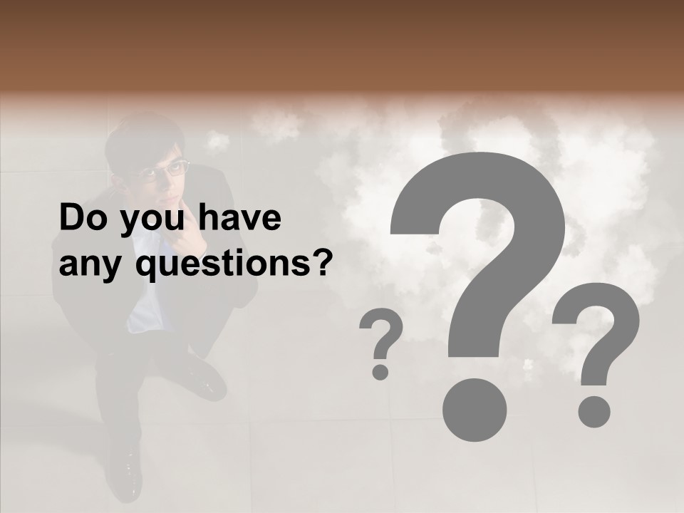 Businessman Height Decide PowerPoint Template