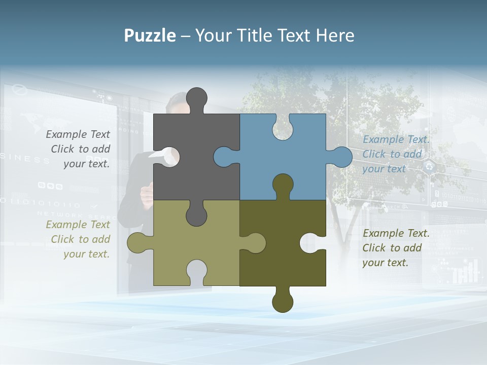 Innovation Multimedia Network PowerPoint Template