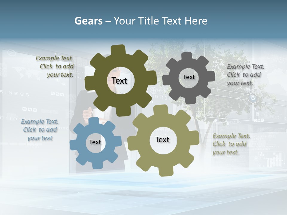 Innovation Multimedia Network PowerPoint Template