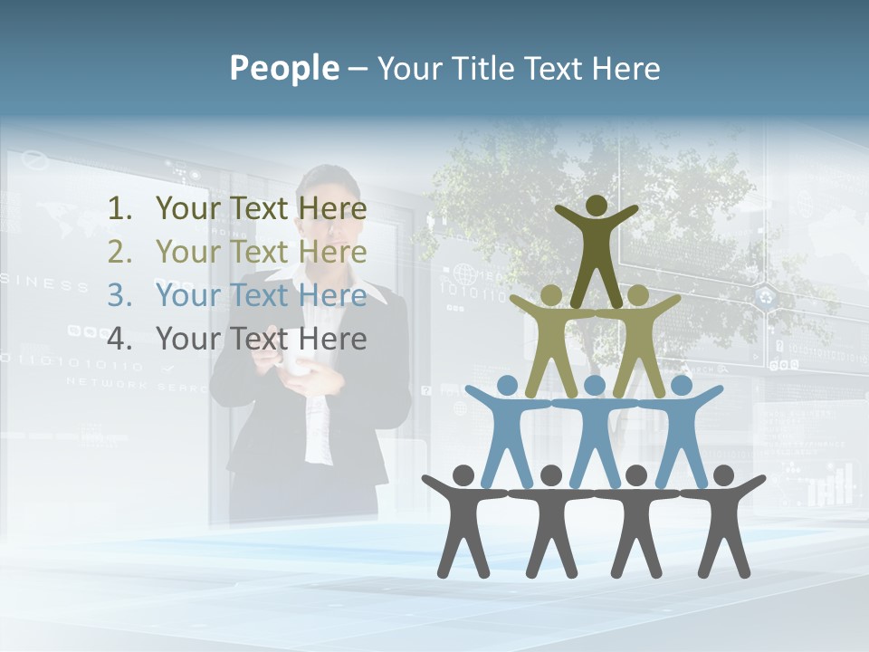 Innovation Multimedia Network PowerPoint Template