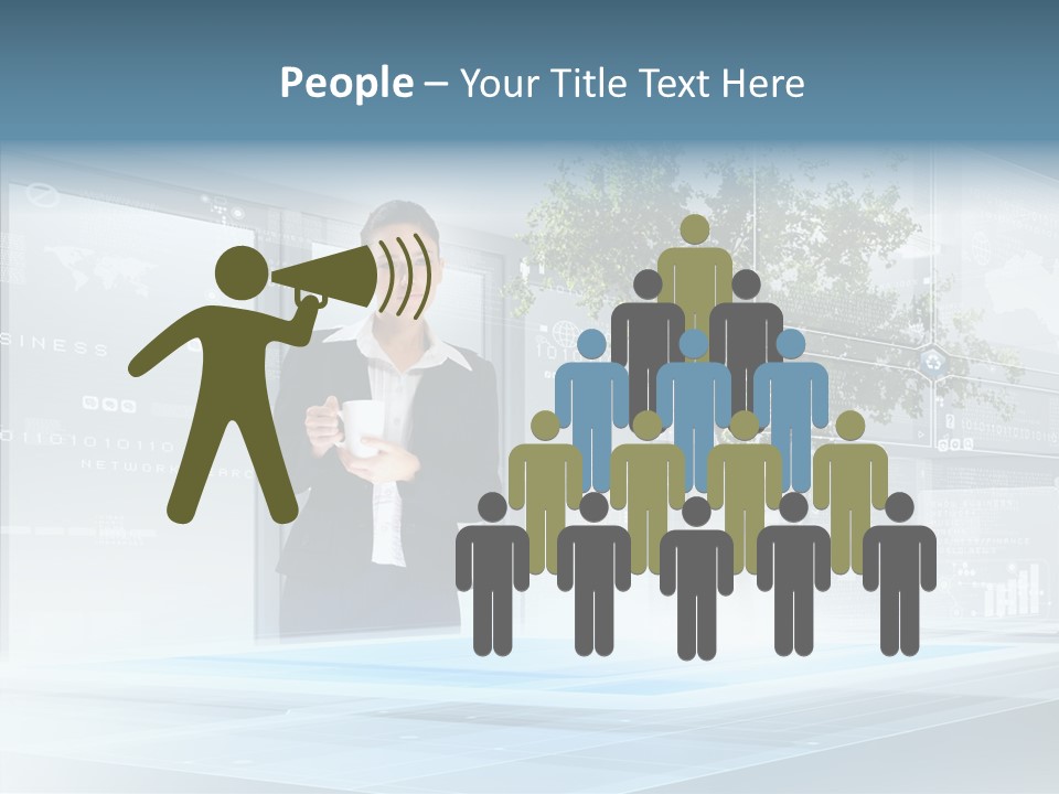 Innovation Multimedia Network PowerPoint Template