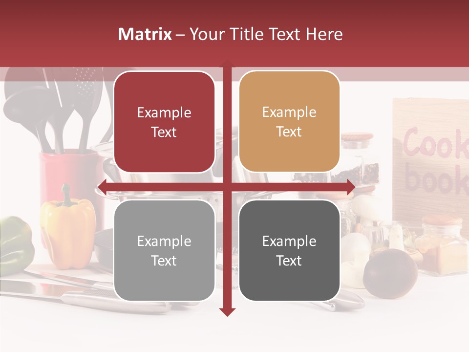 Clean Dinner White PowerPoint Template