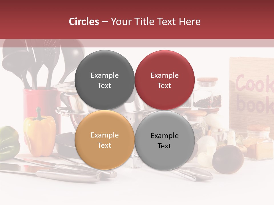 Clean Dinner White PowerPoint Template
