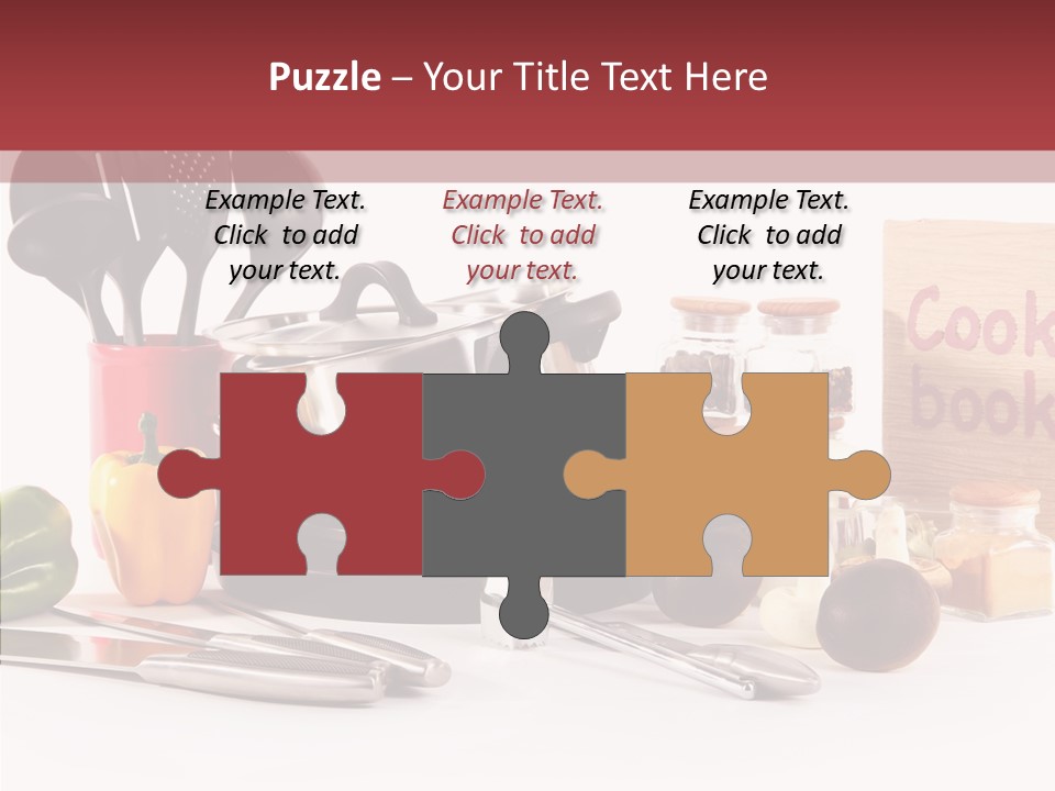 Clean Dinner White PowerPoint Template