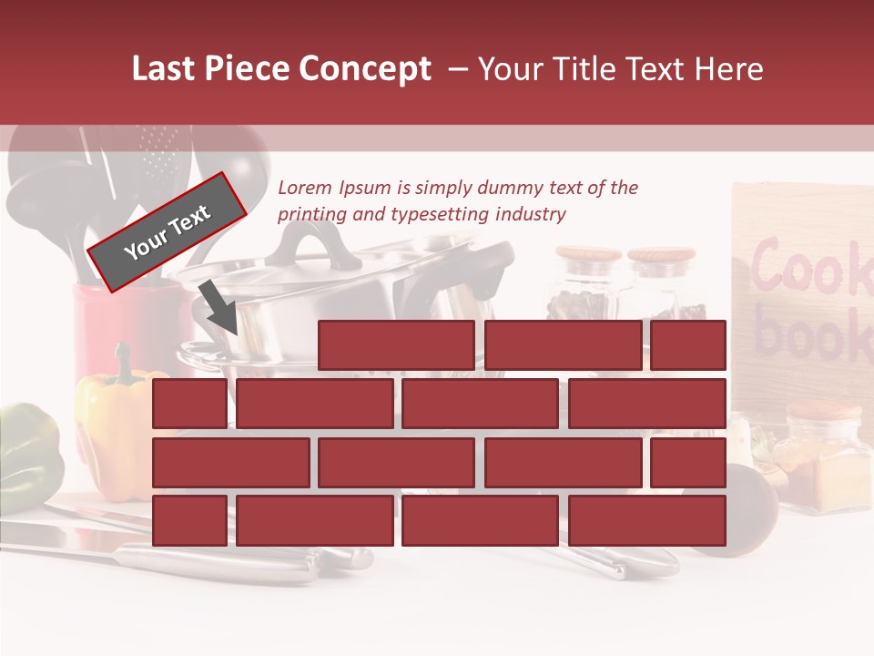 Clean Dinner White PowerPoint Template