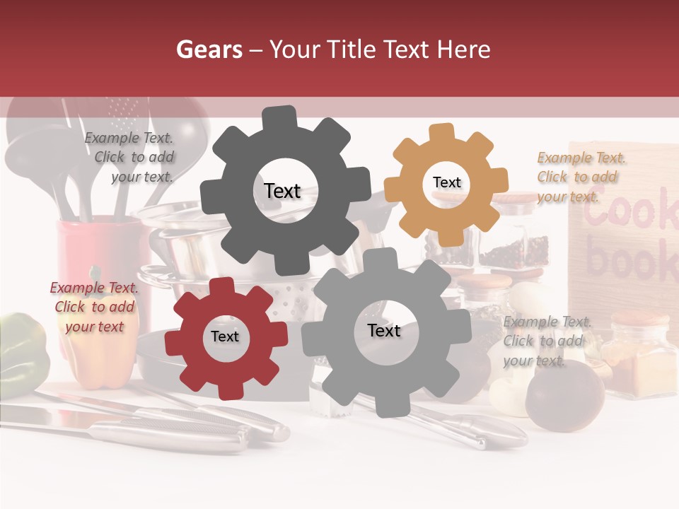 Clean Dinner White PowerPoint Template