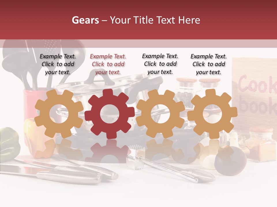 Clean Dinner White PowerPoint Template