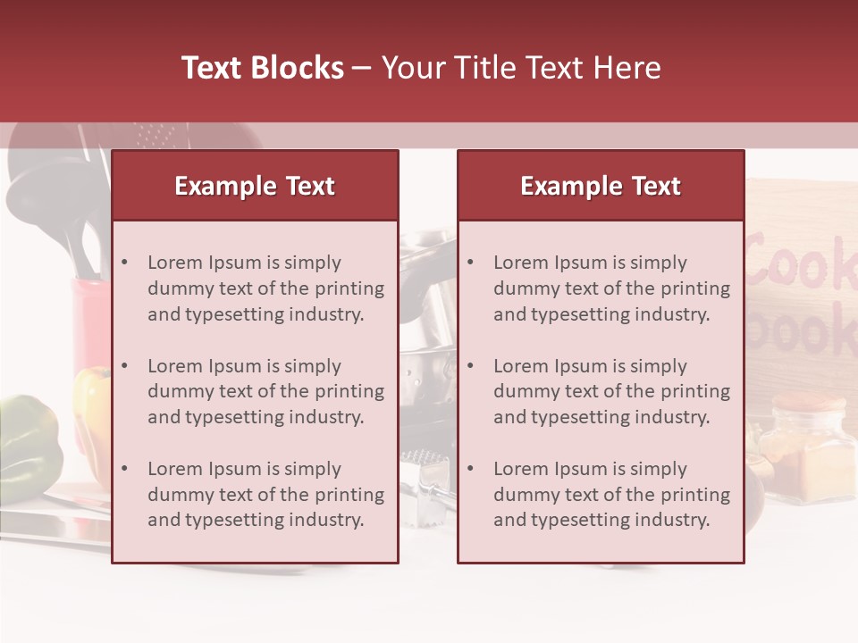Clean Dinner White PowerPoint Template
