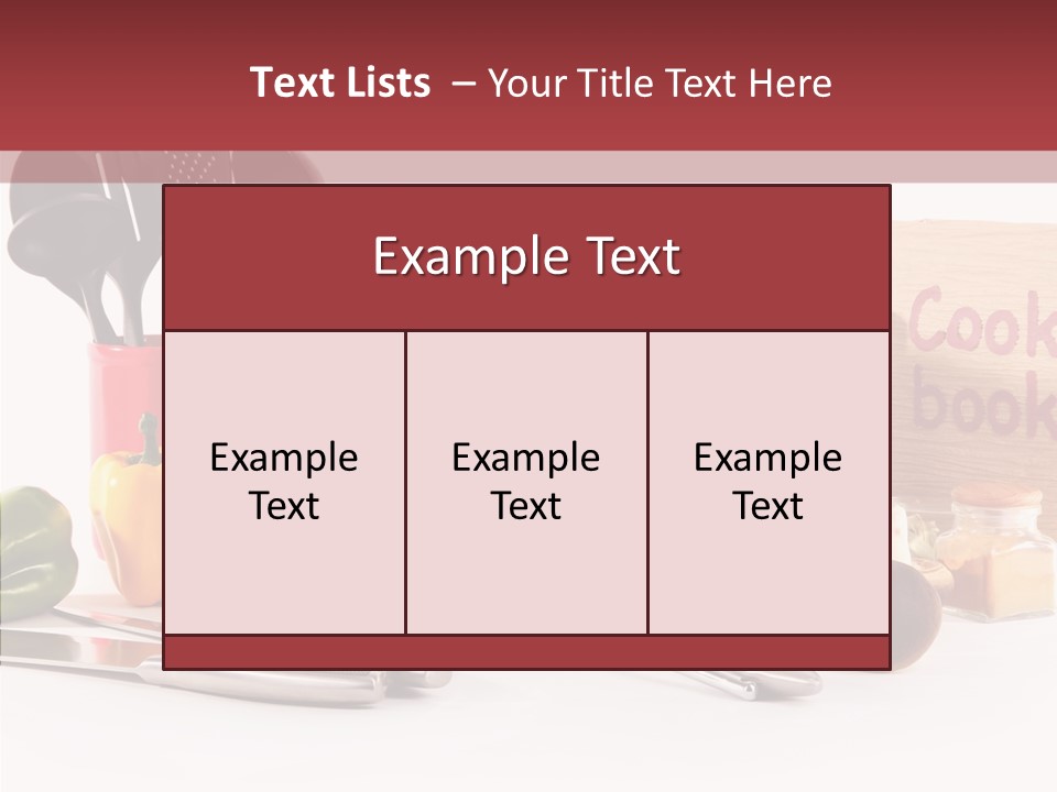 Clean Dinner White PowerPoint Template