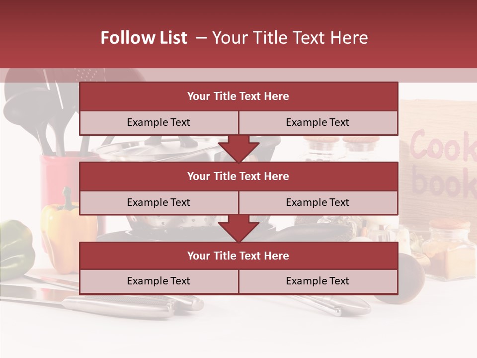 Clean Dinner White PowerPoint Template